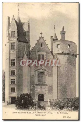 Montreuil-Bellay (Maine-et-Loire) — O Castelo, Fachada norte — ND Phot