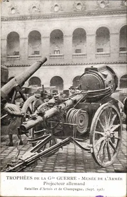 Trophéus da Grande Guerra - Projeto alemão - Museu da Armada (Set. 1915)