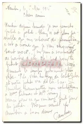 Twee jonge vrouwen bij de Sables-d'Olonne — Artaud et Nozais, Nantes — n°61 — Achterkant