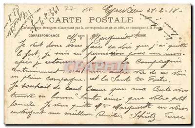 Égreville (S.-et-M.) — Interior da Igreja — Editor Georges Chabert — Verso