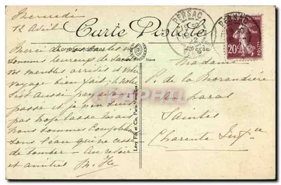 Châteauroux — Katedra św. Andrzeja — Façada — I.L. — Rewers