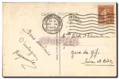 Fontanna Amboise — Clermont-Ferrand — n° 4076 — Rewers