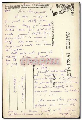 Los Primeros Días de un Azul — Efectos de la nueva cocina — E.R. Paris (Modelo depositado) — Reverso