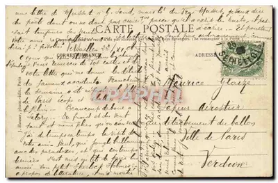 „Pax” w powietrzu, 12 maja 1902 — kilka chwil przed upadkiem — J.H. — nr 1004 — Rewers