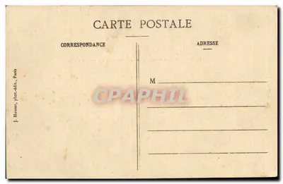 O Biplano Paulhan em voo completo (Octavie 3) — 1150 — J. Hauser, fot.-edit., Paris — Verso
