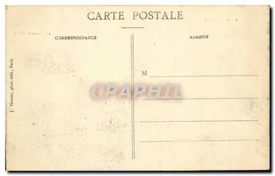 O Biplano Sommer — pilotado por M. Legagneux — J. Hauser, Paris — Verso
