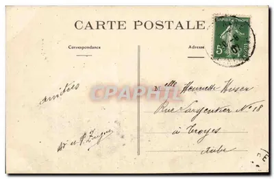 Le Havre — El vapor « La Touraine » — F.B. (Fonds Béatrice) — Reverso