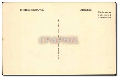 Paquebote "Flandre" — French Line, Companhia Geral Transatlântica — editor Ley e Nourdin, Paris — Verso