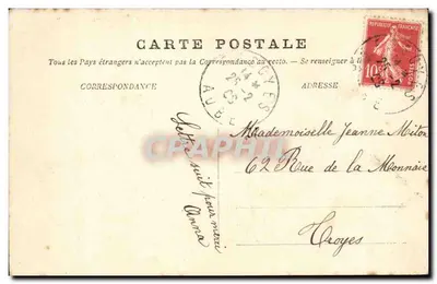 Le Bruix — navio de guerra francês — Chocolat & Café da 1ª Colônia — Verso