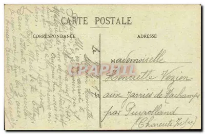 Dunkerque — Cuirassé "Jean-Bart" w portowym zatoku — Wydawca: L. B. (nr 126) — Rewers