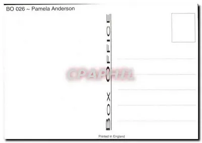 Pamela Anderson — zdjęcie nagie — Box Office, seria BO 026 — Rewers