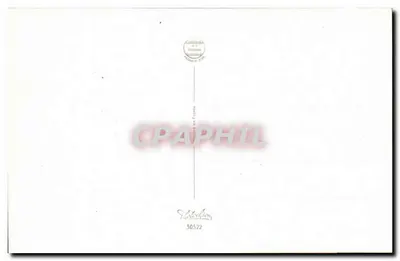Donna e auto sportiva — illustrazione umoristica — Collezione Postale Francese, n° 30322 — Verso