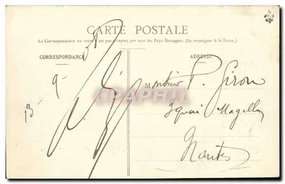 St-Nazaire — Chantiers et Ateliers de l'Atlantique — Le paquebot transatlantique "La Provence" sur cale — Collection Dolavau — Verso