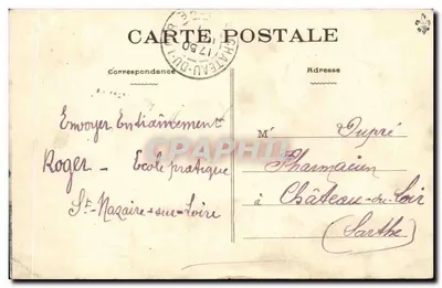 Lancement de la "FRANCE" — le plus grand paquebot français — St-Nazaire — Verso