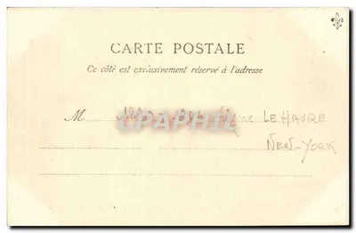 Le Havre — Die Aquiltaine der Transatlantischen Gesellschaft — Verlag Le Dolly, Paris, Nr. 24 — Rückseite