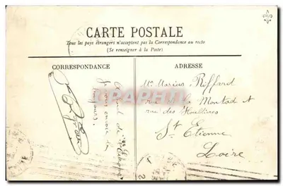 Nave "Europe" della Compagnia dei Caricatori Riuniti — Bordeaux, 24 maggio 1911 — Marcel Delboy, fototipia, Bordeaux — Verso