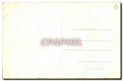 Paquebote "Gallia" — foto de navio — Marius Bar, Toulon — Verso