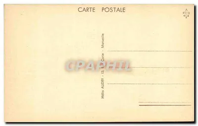 Paquebote "El Kantara" — Companhia de Navegação Mista (Cie Touache) — editor Audry, Marselha — Verso