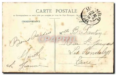 Гранвиль — Отправление на банки Террь-Нью — La Granvillaise — R. du V. Granville — Оборотная сторона