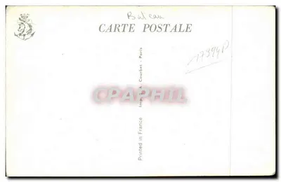 Cruises no navio Pasteur — Messageries Maritimes — Imp. A. Courbet, Paris — Verso