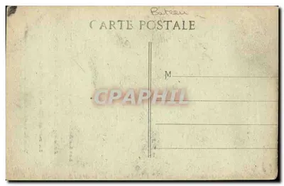 SIDI-BRAHIM — Navio postal rápido francês perto de Marselha — Verso