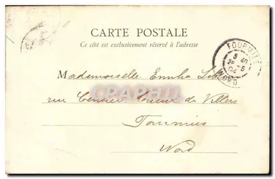 Le Havre — Uma barca de pesca — Editor não identificado — Verso