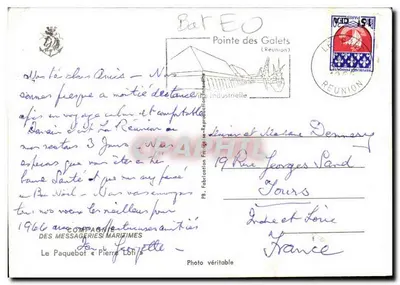 Pointe des Galets — Réunion — Spółdzielca Przewozów Morskich — Rewers