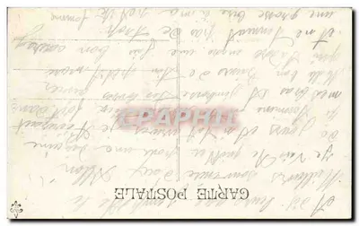 S.S. LOTUS — Navio de passageiro francês das Messageries Maritimes — serviço entre Marselha e o Egito — editor Grimaud Jils, 95, rue de la République, Marselha — Verso