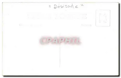 O navio de passageiros "Désirade" — editor CIEAS & CO. — número de série não visível — Verso