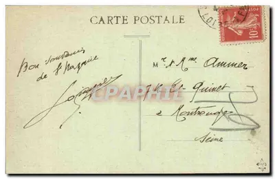 Saint-Nazaire (L.-I.) — El « Rochambeau » — Colección Poulain — Reverso