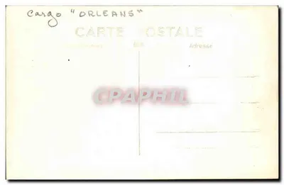 Carga "ORLEANS" — Porto — Carta postal — Verso
