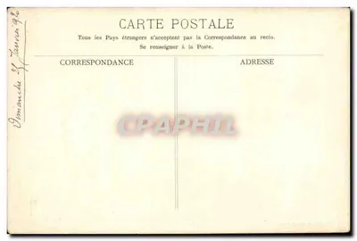 Versailles — Galeria Srebrnych Płyt. Sala podpisania Pokoju. 28 czerwca 1919 — Rewers