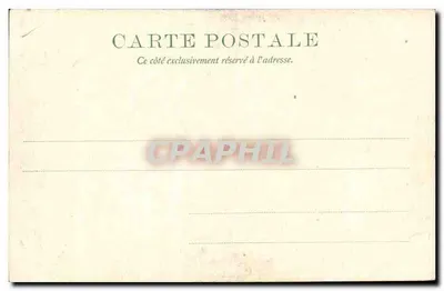 Estátua de Henri IV — Pau — Kunali Frères, editores, Paris, n° 31886 — Verso