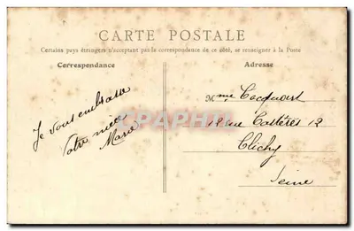 Cléry — O Trono da Virgem — Fassot, editor, n°15 — Verso