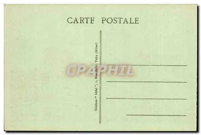 Le Puy — Biskupstwo i Porche du For — Wydawnictwo 'Idéal' (Vichy, Allier) — Rewers