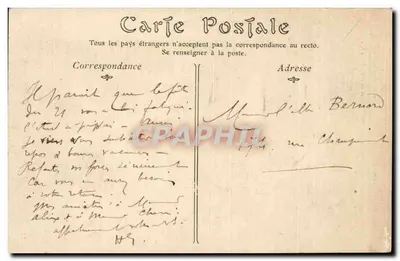 Le Puy — Estátua de Nossa Senhora da França — ND Phot — Verso
