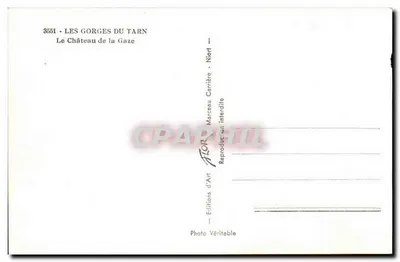 Zamek w Gaze — Góry Tarnu — Wydawnictwo Art Flor — Rewers