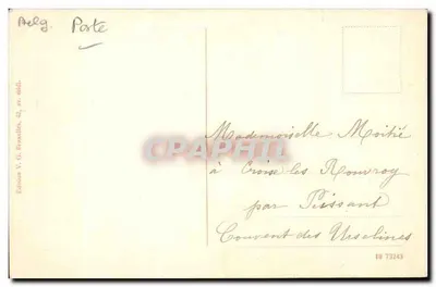 Ostenda — Poczta — Wydawnictwo V. G. Poste, 42, av. midi — Rewers