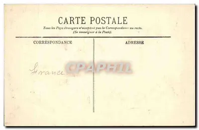 Blois — O Castelo — A Fachada de Francisco I — Editor não identificado, n°4 — Verso