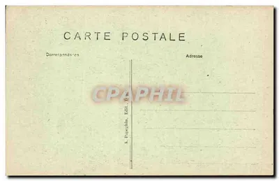 Le Château - François Ier - Sainte-Croix — A. Papeghin, Toulouse — Verso
