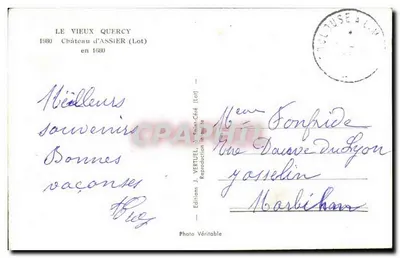 Castelo de Assier — Lote — Edições J. Vertuel (Lote) — Verso