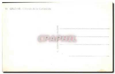 Orléans — A Abside da Catedral — L. Lenormand, n°11 — Verso