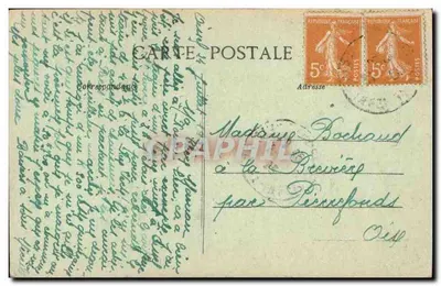 Oissel — Route d'Elbeuf — Roche du Pignon — M. B' — Verso