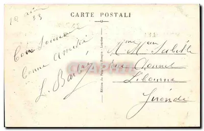 Lourdes - Vue d'Ensemble des Sanctuaires — Édition du Palais de Rossire — Verso