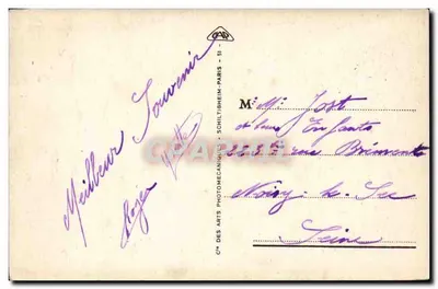 Vichy - O novo Hotel de Ville — editor Vichy, n° 183 — Verso