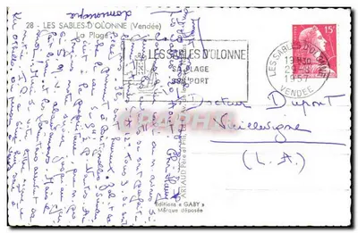 Les Sables-d'Olonne — plaża i promenada — Wydawnictwo Gaby — Rewers