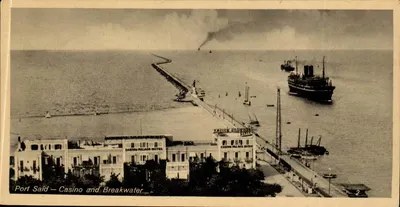 Port Said — Casino e Breakwater — The Oriental Commercial Bureau