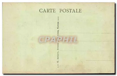 Nevers — Pałac Duczny (XVe wiek), dawniej Zamek Ducha Nevers, obecnie Sądowy — G. Artaud, Nantes — Rewers