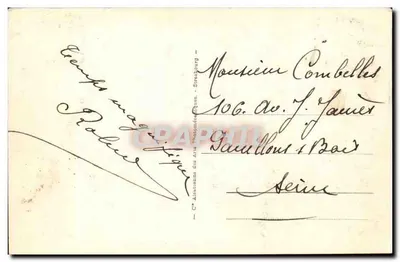 Hautes-Vosges — Jezioro Białe — wydawca Cie Anciennes des Arts Propriétaires, nr 46 — Rewers