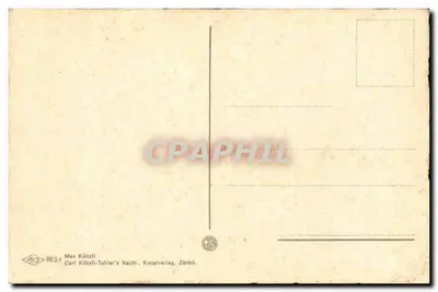 Camélia e magnólia em Locarno — Carl Künzli-Tobler, n° 8624 — Verso